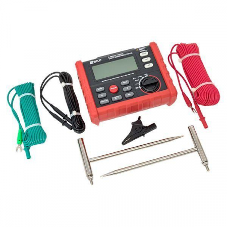 ms2302 Измеритель сопротивления заземления цифровой E-Resist MS2302 Professional EKF 
