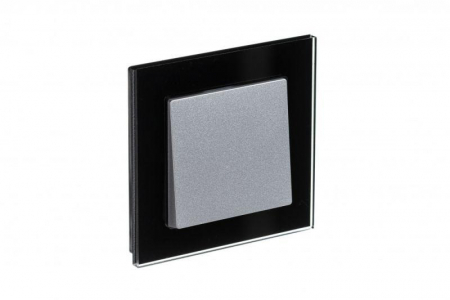 ATN321001 Рамка 1-м AtlasDesign Nature стекло черн. SE 