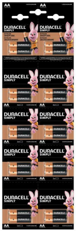Б0051815 Элемент питания AA/LR6-2BL Basic 2х10 5010608 (блист.20шт) Duracell 