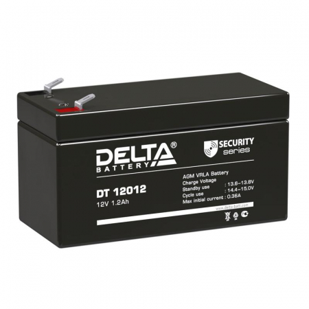 DT 12012 Аккумулятор ОПС 12В 1.2А.ч  Delta 4614010040004