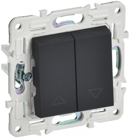 SK-V15-0-10-K53 Выключатель жалюзи SKANDY 10А SK-V12G графит IEK 