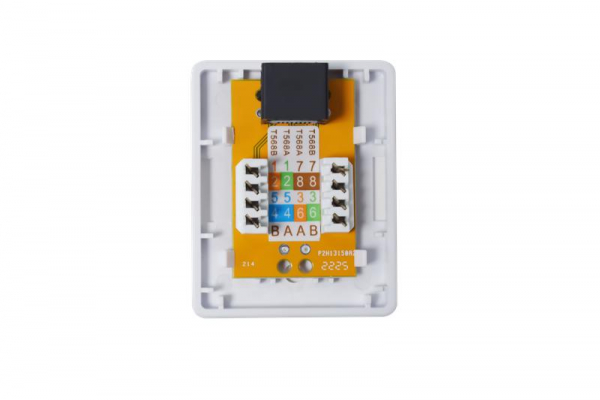 TKE-SMB-8P8C-1P-UTP Розетка компьютерная 8P8C (RJ45) UTP кат.5E 1 порт TOKOV ELECTRIC 