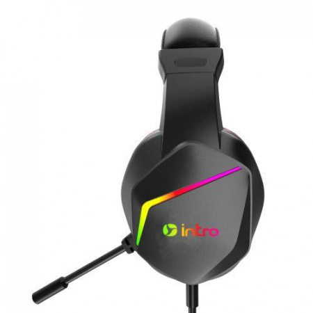 Б0060195 Комплект клавиатура и мышь GXZ990 игровой 1200-3600dpi + коврик + гарнитура черн. Intro 