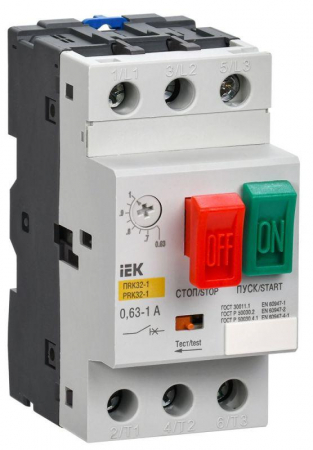 DMS11-001 Пускатель ПРК32-1 In1.0А Ir0.63-1.0А Ue 660В KARAT IEK 