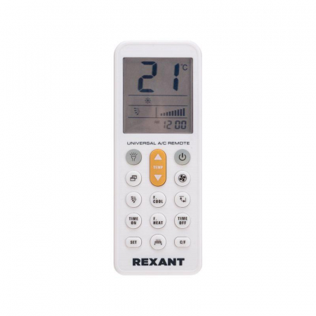 38-0105 Пульт универсальный для кондиционеров (RX-102AII) Rexant 