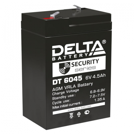 DT 6045 Аккумулятор ОПС 6В 4.5А.ч  Delta 4614010040031