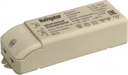 94433 Трансформатор 94 433 NT-EH-105-EN IP44 для низковольтных галогенных ламп Navigator 