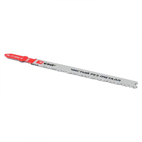 pl-t123x-2 Пилка для электролобзика T123X (чистовой рез листового металла и Al)(HSS) (уп.2шт) Professional EKF 