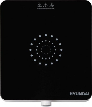 1358603 Плита индукционная HYC-0105 (настольная) бел. стеклокерамика HYUNDAI 