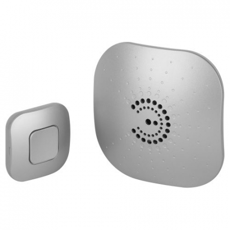 Б0017749 Звонок беспроводной BIONIC Silver ЭРА 