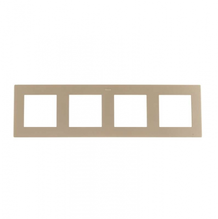 2400640-034 Рамка 4-м Simon24 шампань 
