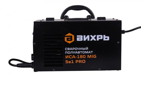 65/184 Инвертор сварочный полуавтомат. ИСА-180 MIG 5в1 PRO Вихрь 