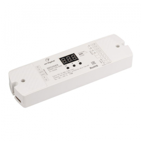 023828 Декодер SMART-K20-DMX (12-48В 4х700мА) (IP20 пластик) Arlight 