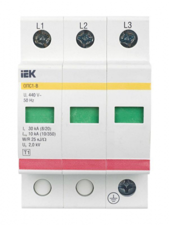 MOP20-3-B Ограничитель перенапряжения ОПС1-B 3P KARAT IEK 
