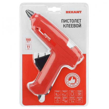 12-0105 Пистолет клеевой 100Вт большой (блист.) REXANT 