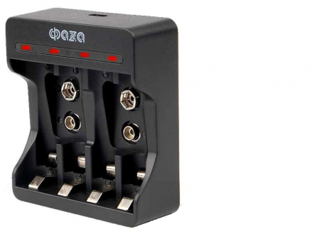 5038868 Устройство зарядное B-55USB AA/AAA/9V ("Крона") Ni-Cd/Ni-MH кабель USB-MicroUSB в компл. ФАZА 