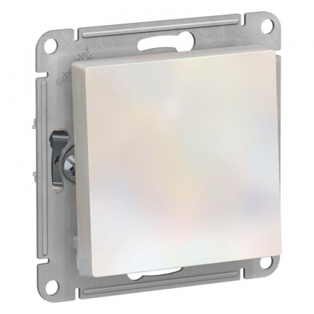 ATN000415 Выключатель 1-кл. СП AtlasDesign 10А IP20 (сх. 1) 10AX с самовозвратом механизм жемчуж. SE 