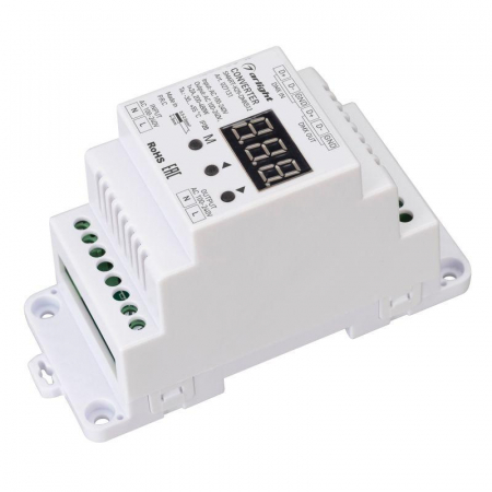 027131 Конвертер SMART-K29-DMX512 (230В 1х2А TRIAC DIN) (IP20 пластик) Arlight 