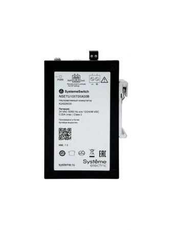 NSETU105T05X00B Коммутатор неуправляемый промышленный Ethernet 5х10/100BaseT SE 