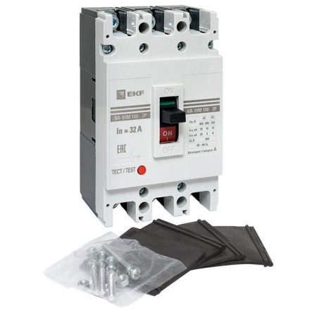 mccb99-100-32m Выключатель автоматический 3п 100/32А 35кА ВА-99М PROxima EKF 