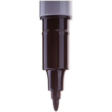 08-8001 Маркер перманентный "Multi Marker Super Slim" 1мм пулевидный черн. Crown 