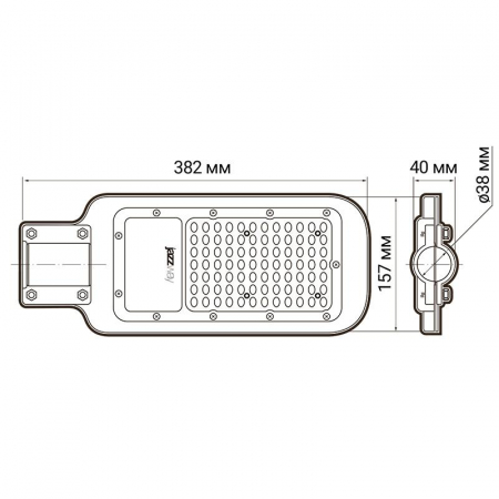 5041059 Светильник светодиодный PSL 07 50Вт 5000К IP65 AC180-260 уличный ДКУ Pro JazzWay 