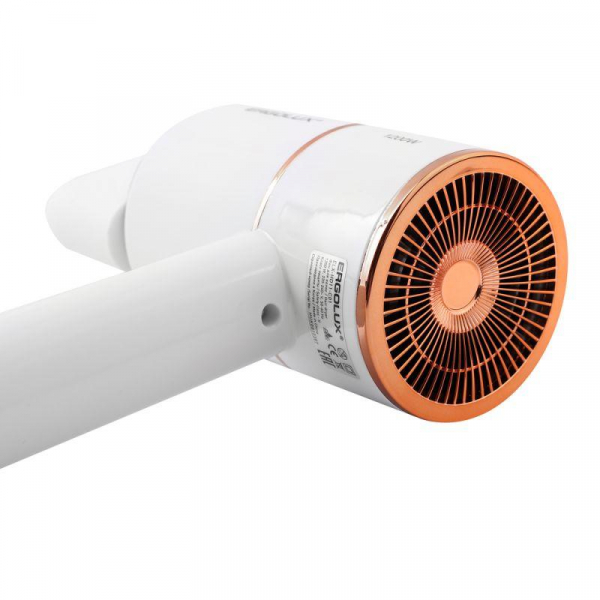 15206 Фен ELX-HD11-C01 1200Вт 220-240В бел./зол. Ergolux 