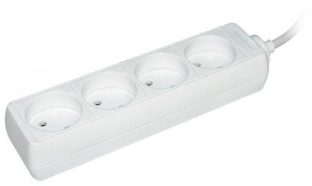 WYP10-06-04-03-N Удлинитель 4х3м без заземл. 10А IP20 У4 2P 250В 2х0.75 IEK 