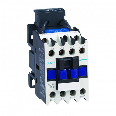 221143 Контактор NC1-1201 12А кат. 400В AC 1НЗ AC-3 (R) CHINT 
