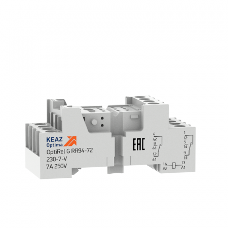 281170 Розетка для реле OptiRel G RR94-72-230-7-V КЭАЗ 