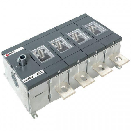 tb-s-800-4p Рубильник 4п 800А без рукоятки управления TwinBlock EKF 