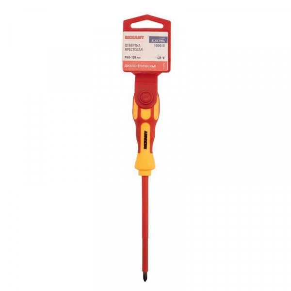 12-4716 Отвертка "Электрика" PH0 100мм REXANT 