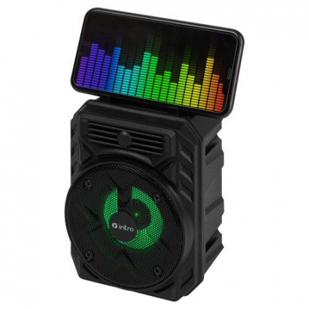 Б0057182 Колонка портативная BRW290 bluetooth беспроводная акустическая черн. Intro 