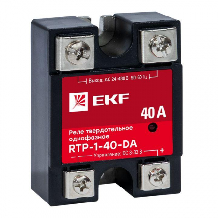 rtp-1-40-da Реле твердотельное однофазное RTP-40-DA PROxima EKF 