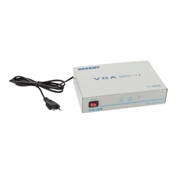 17-6922 Делитель VGA 1x2 150МГц Rexant 