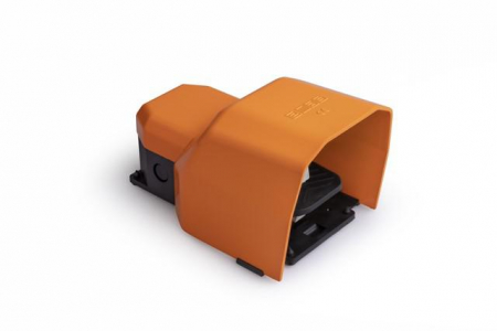 PDKS11BX10T Педаль с защитной крышкой (1НО+1НЗ) оранж. EMAS 