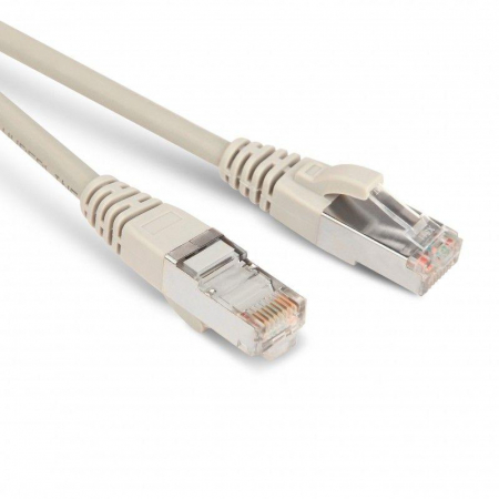 42337 Патч-корд кат.5E F/UTP экранир. LSZH PC-LPM-STP-RJ45-RJ45-C5e-2M-LSZH-GY 2м сер. Hyperline 