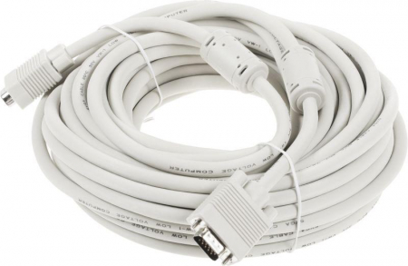 675580 Кабель CABLE15 DB15 (m) DB15 (m) 15м феррит.кольца сер. 
