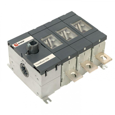 tb-s-315-4p Рубильник 4п 315А без рукоятки управления TwinBlock EKF 