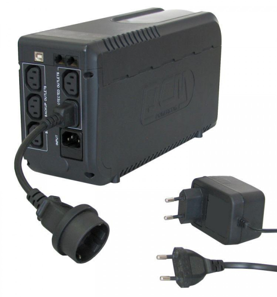 504291 Кабель SCUT IEC-320 C14 to Socket Type-F 250В 10А POWERCOM 