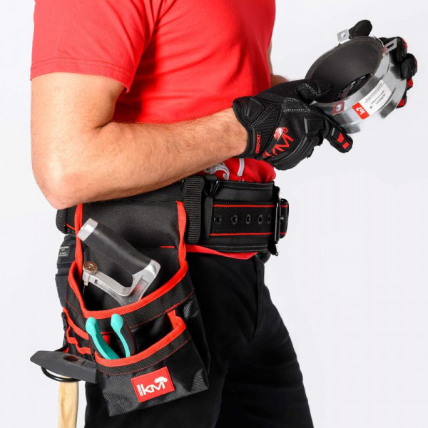 LO51641 Пояс монтажный усиленный KM-BELTBAG-23 с подсумками КМ 