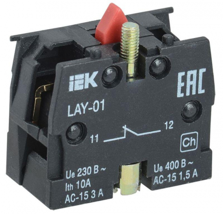 BDK11 Блок контактный 1р для LAY5 KARAT IEK 