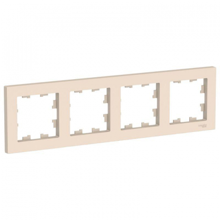 ATN000204 Рамка 4-м AtlasDesign универс. беж. SE 