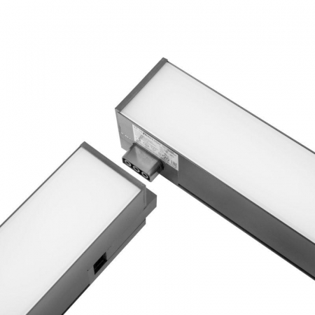 15546 Светильник светодиодный офисный LPL-6008 600х55х55 24Вт 4000К LED черн. Ultraflash 