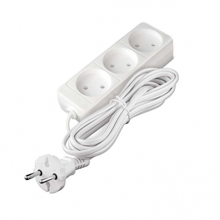 481S-0305 Удлинитель 3х5м без заземл. 6А IP20 1.3кВт ШВВП Союз 