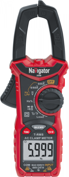Клещи токовые 95 780 NMT-Cm-206B True RMS 600В/600А Navigator 95780