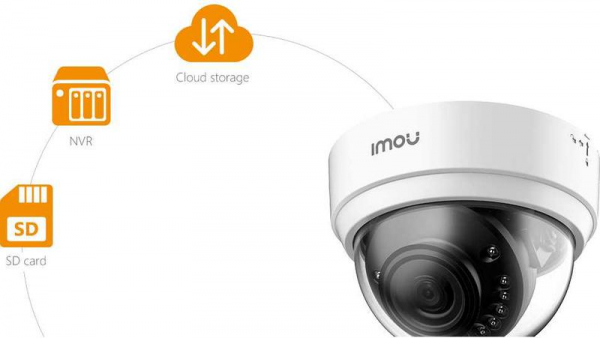 1189568 Видеокамера IP Dome Lite 4MP 3.6-3.6мм IPC-D42P-0360B-imou корпус бел. IMOU 