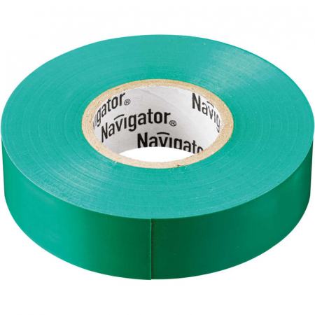 71106 Изолента ПВХ 15мм (рул.20м) зел. NIT-B15-20/G Navigator 