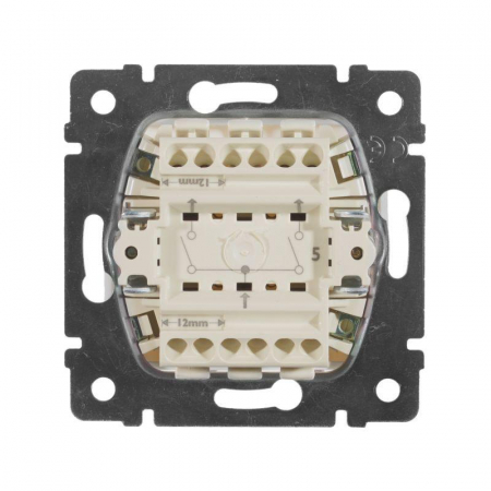774405 Выключатель 2-кл. СП Valena 10А IP31 250В механизм бел. IEK 