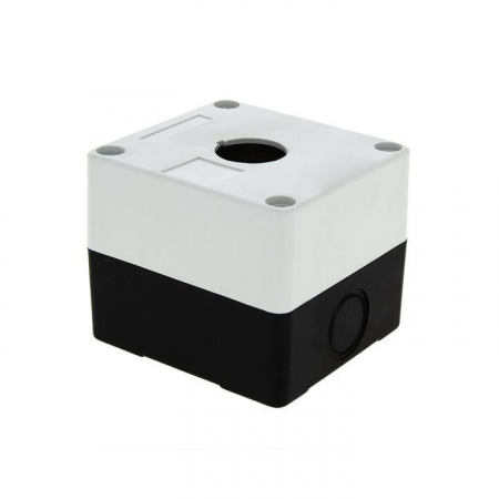 cpb-101-w Корпус КП 101 1 кнопка бел. EKF 